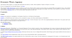 Desktop Screenshot of erasurewars.net